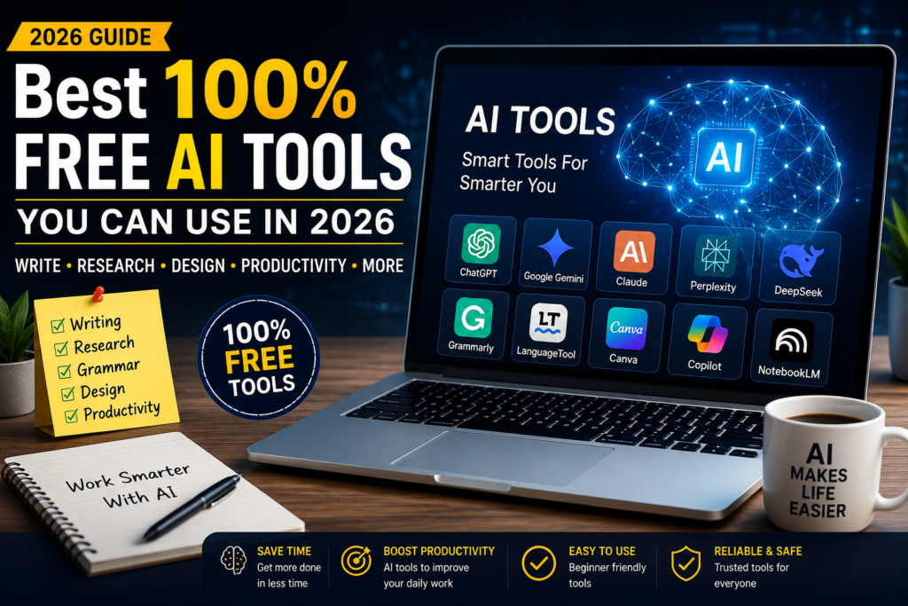 Best free AI tools you can use in 2026