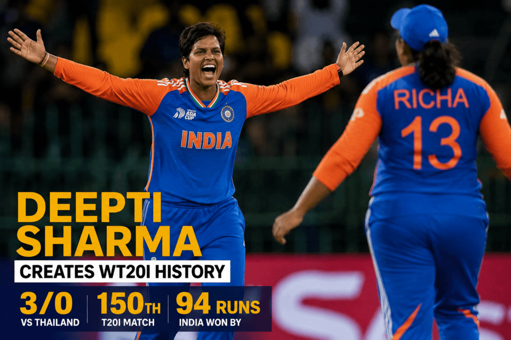 Deepti Sharma WT20 record