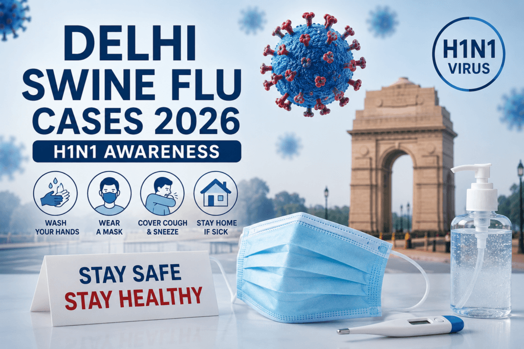 Delhi Swine Flu Cases 2026 H1N1 awareness