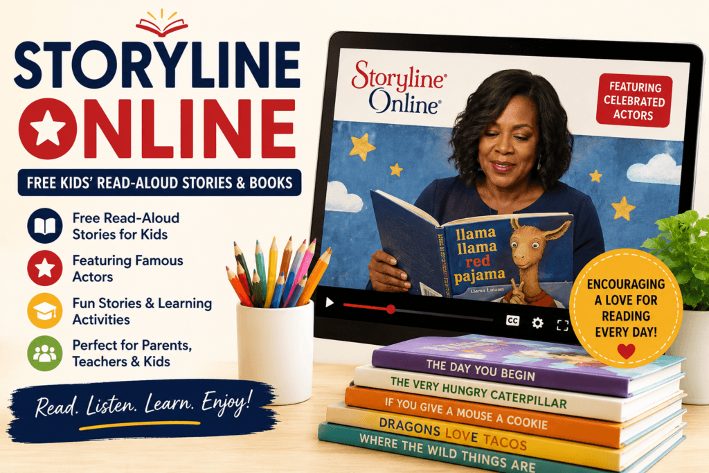 Storyline Online free kids read-aloud stories and books
