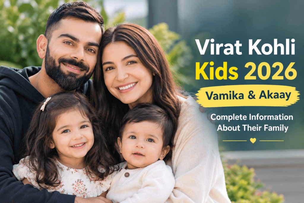 Virat Kohli Kids Vamika and Akaay